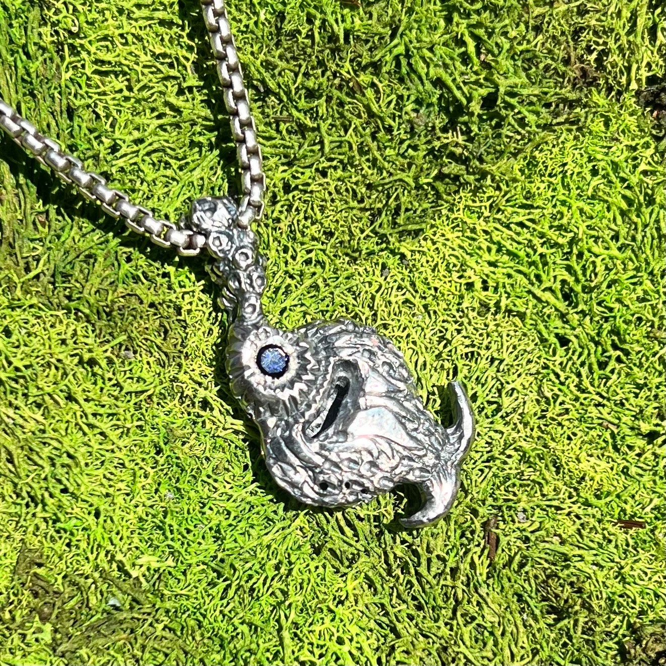 Sterling Silver Phish Pendant