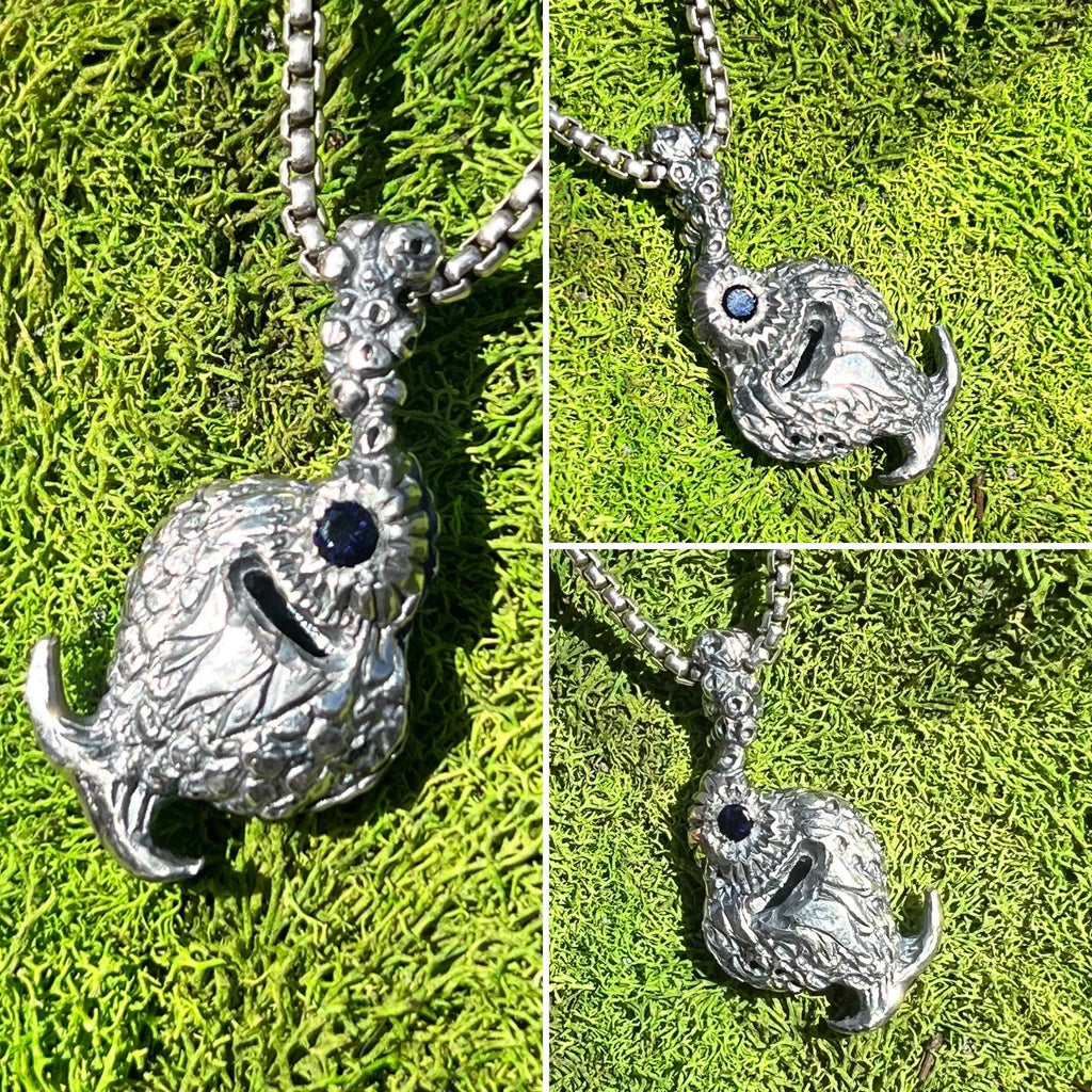 Sterling Silver Phish Pendant